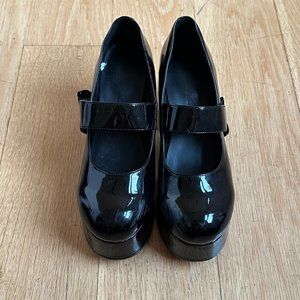 SOLD—Dolls Kill Sugar Thrillz - Black Patent Leather Mary Janes - Size 7